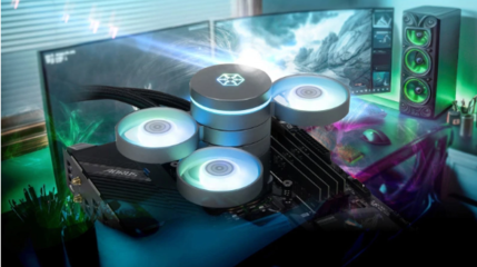银欣科技发布全新免维护水冷系统SilverStone IceMyst 360 AiO,散热效果炫目